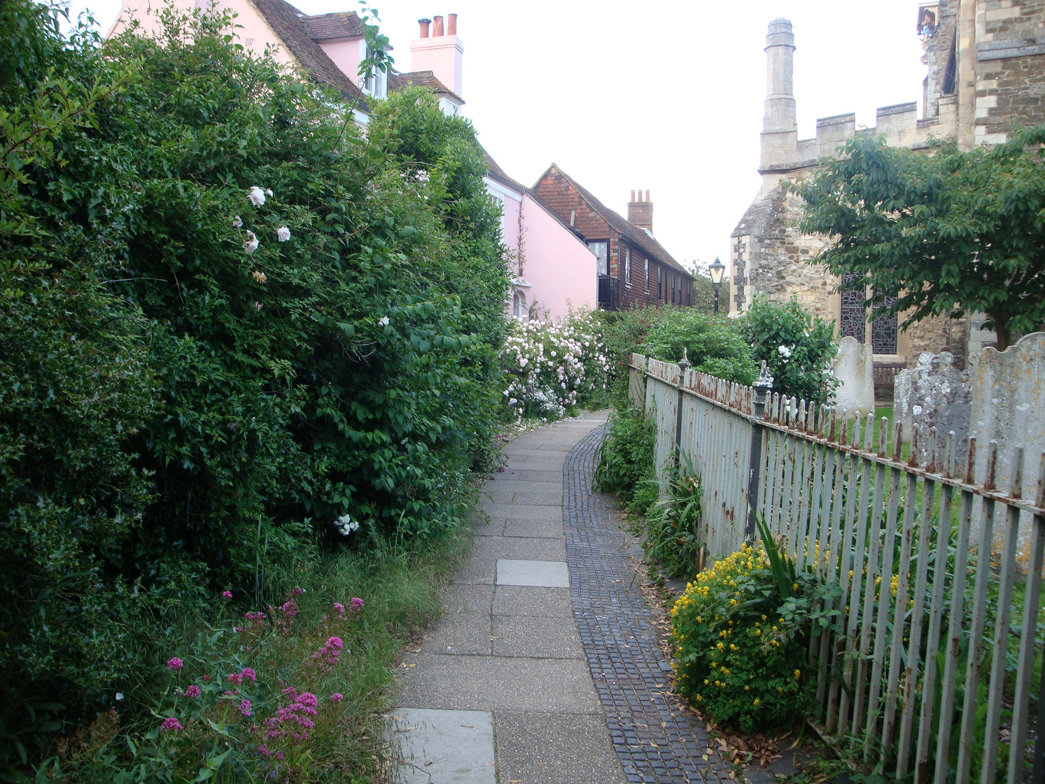 The path to St. Mary's Church