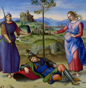 Raphael's Vision of a Knight